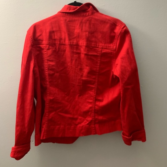 Red Denim Jacket - Picture 3 of 3